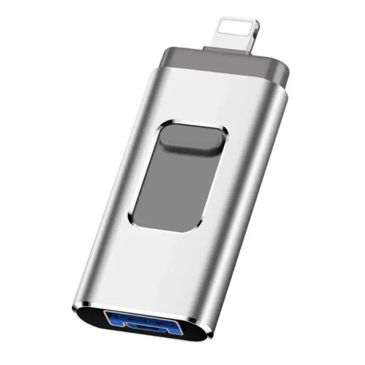 Pen Drive 4 em 1 para Celular BStocker - IOS, Android, USB e Tipo C