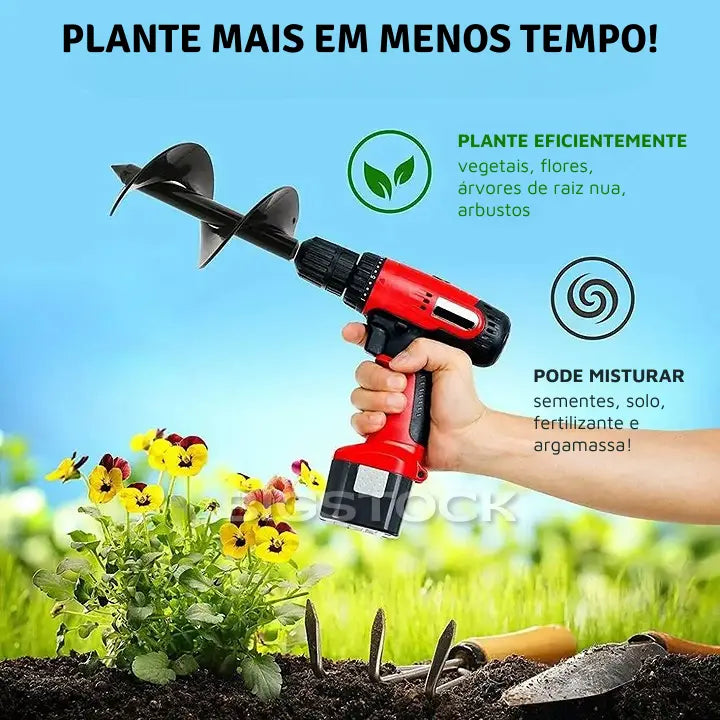 Broca Espiral Garden Auger - Prepare o Terreno Perfeito Para Suas Plantas Florescerem em Tempo Recorde Loja bigstock