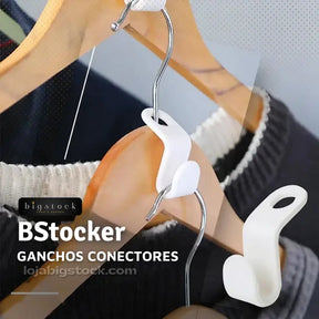 Ganchos Conectores de Cabide para Guarda-Roupa BStocker Loja bigstock