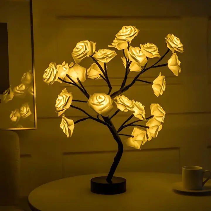  Luminária Árvore de Rosa Eternium - BStocker  Decoração Elegante Loja Bigstock