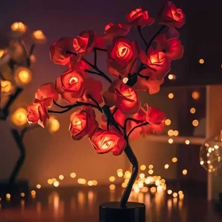  Luminária Árvore de Rosa Eternium - BStocker  Decoração Elegante Loja Bigstock