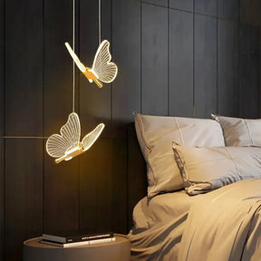 Luminária Pendente LED Borboleta Nordic - Butterfly Glow - Bigstock