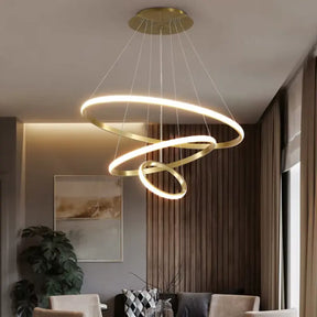 Luminária Pendente LED Circular Moderno com Controle Remoto Orbit Bigstock