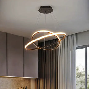 Luminária Pendente LED Circular Moderno com Controle Remoto Orbit Bigstock