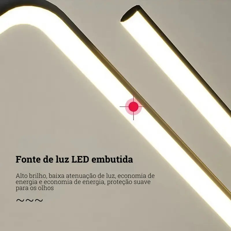 Luminária Pendente LED Moderna Ajustável - ZLine Brilliance - Bigstock