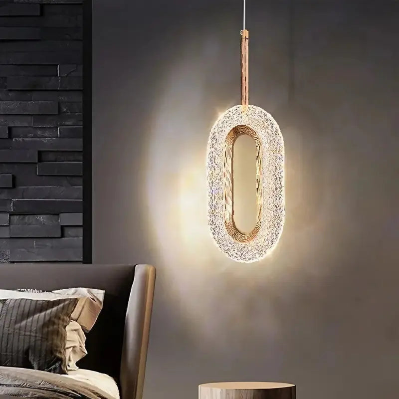 Luminária Pendente Lustre de Cristal LED Moderno - PrismaLight - Bigstock