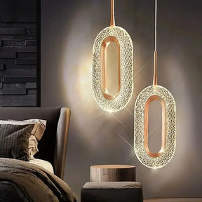 Luminária Pendente Lustre de Cristal LED Moderno - PrismaLight - Bigstock