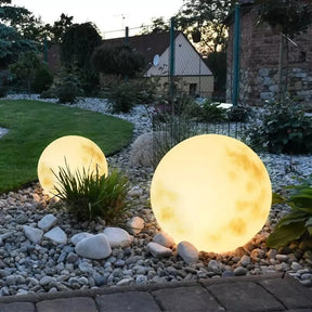 Luminária Solar Lua Cheia Decoração para Jardim Loja Bigstock