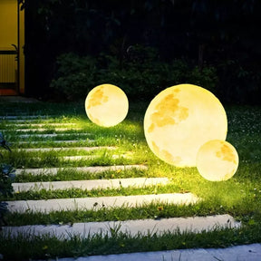 Luminária Solar Lua Cheia Decoração para Jardim Loja Bigstock