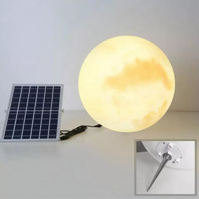 Luminária Solar Lua Cheia Decoração para Jardim Loja Bigstock