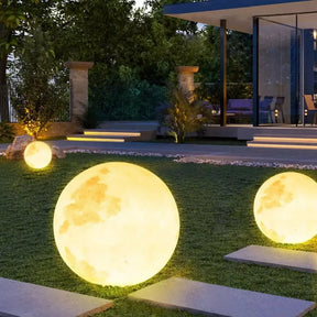 Luminária Solar Lua Cheia Decoração para Jardim Loja Bigstock