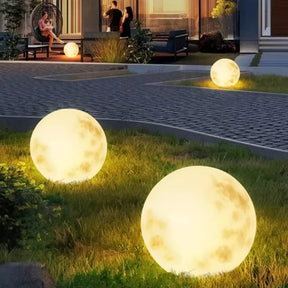 Luminária Solar Lua Cheia Decoração para Jardim Loja Bigstock