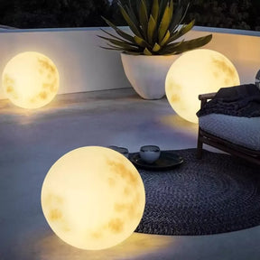 Luminária Solar Lua Cheia Decoração para Jardim Loja Bigstock