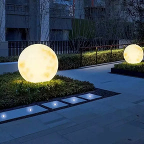 Luminária Solar Lua Cheia Decoração para Jardim Loja Bigstock