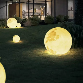 Luminária Solar Lua Cheia Decoração para Jardim Loja Bigstock