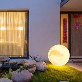 Luminária Solar Lua Cheia Decoração para Jardim Loja Bigstock