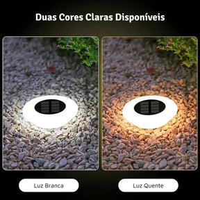 Luminária Solar de Jardim DiscoLux - IP65 à Prova D'Água com Acendimento Automático Bigstock