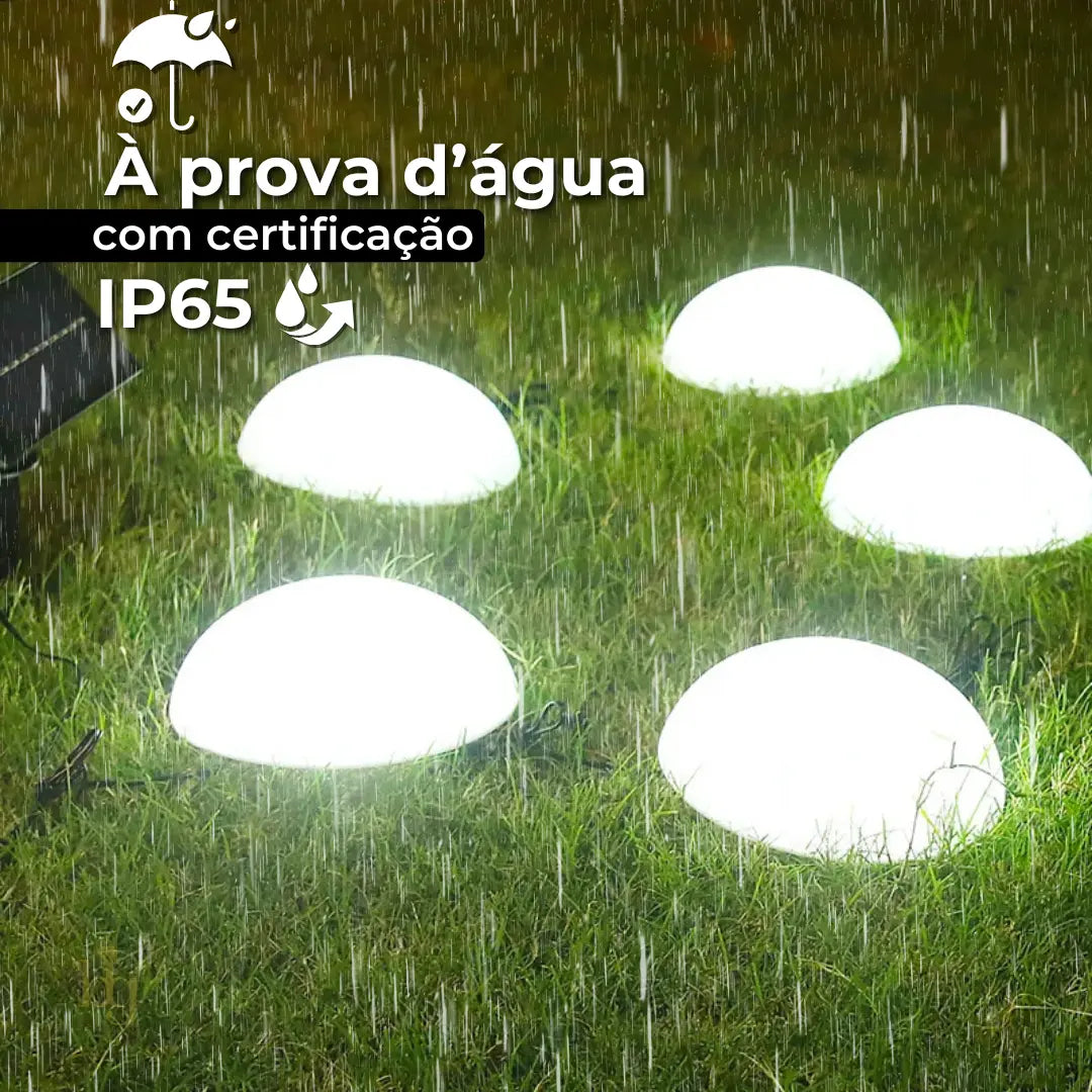 Luminária Solar de Jardim LED LuminaStar - Iluminação Decorativa 5 em 1 para Áreas Externas Loja Bigstock