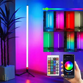 Luminária de Chão RGB Inteligente com Controle Remoto + APP Bigstock