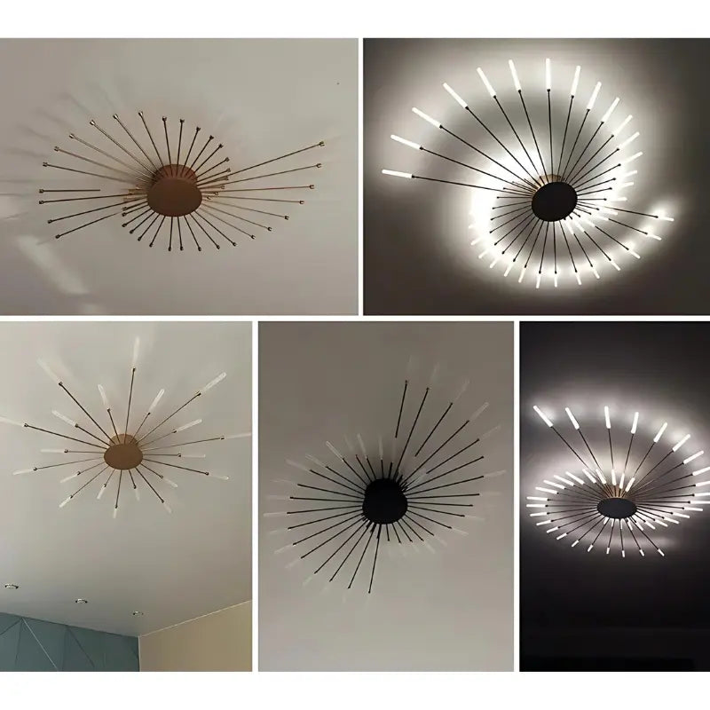 Luminária de Teto LED Moderna para Sala ou Quarto Fogos de Artifícios Bigstock