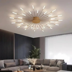 Luminária de Teto LED Moderna para Sala ou Quarto Fogos de Artifícios Bigstock