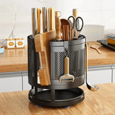 Organizador de Cozinha Rotativo 360° Suporte para Facas e Utensílios SpinKeeper Bigstock