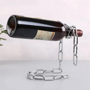 Porta Vinho de Mesa Corrente Flutuante Mágica Bigstock